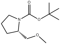 (S)-2-(甲氧基甲基)吡咯烷-1-羧酸叔丁酯, 916049-16-6, 结构式