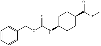 (1S,4S)-METHYL 4-(BENZYLOXYCARBONYLAMINO)CYCLOHEXANECARBOXYLATE, 917022-25-4, 结构式
