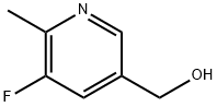 3-Fluoro-5-(hydroxymethyl)-2-methylpyridine Structure