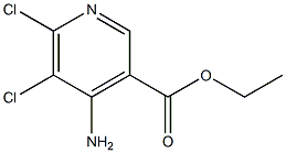 4-氨基-5,6-二氯烟酸乙酯, 919354-11-3, 结构式