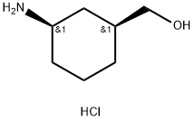 [cis-3-aminocyclohexyl]methanol hydrochloride Structure