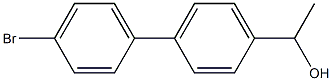 1-[4-(4-bromophenyl)phenyl]ethanol Struktur