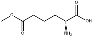 Hexanedioic acid, 2-amino-, 6-methyl ester, (R)- Structure