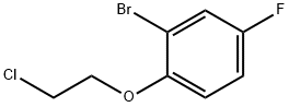 2-溴-4-氟氯代苯乙醚 结构式