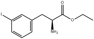 L-3-碘苯丙氨酸乙酯, 923276-07-7, 结构式
