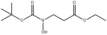 ethyl N-hydroxy-N-tert-butoxycarbonyl-3-aminopropionate,925671-15-4,结构式