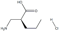 (S)-2-aminomethy-pentanoic acid-HCl,925704-46-7,结构式