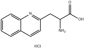 DL-2-喹啉基丙氨酸二盐酸盐, 92576-19-7, 结构式