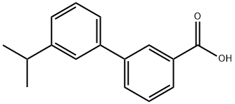 3'-isopropyl-[1,1'-biphenyl]-3-carboxylicacid Structure
