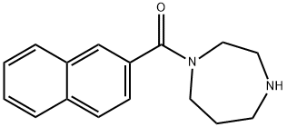 1-(naphthalene-2-carbonyl)-1,4-diazepane Struktur