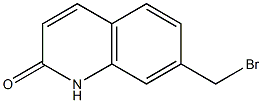 7-(bromomethyl)-1H-quinolin-2-one Struktur