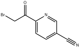 6-(2-bromoacetyl)nicotinonitrile Structure