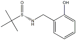 2-Propanesulfinamide, N-[(2-hydroxyphenyl)methyl]-2-methyl-, [S(S)]- Structure
