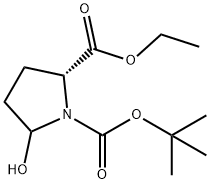 1-(tert-butyl) 2-ethyl (2R)-5-hydroxypyrrolidine-1,2-dicarboxylate