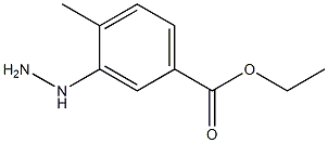 ethyl 3-hydrazinyl-4-methylbenzoate Structure