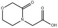 2-(3-氧代吗啉-4-基)乙酸 结构式