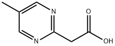 5-METHYL-2-PYRIMIDINEACETIC ACID Struktur