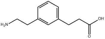 3-(3-(2-氨基乙基)苯基)丙酸盐酸盐,933743-84-1,结构式
