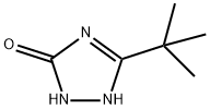 3H-1,2,4-Triazol-3-one, 5-(1,1-dimethylethyl)-1,2-dihydro- Structure