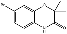 2,2-二甲基-7-溴-2H-苯并[B][1,4]噁嗪-3(4H)-酮,934993-58-5,结构式