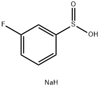 sodium 3-fluorobenzenesulfinate 结构式