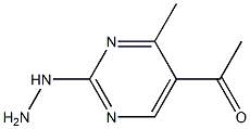 1-(2-hydrazinyl-4-methyl-pyrimidin-5-yl)ethanone Structure