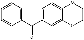 6-benzoyl-2,3-dihydro-1,4-benzodioxine Struktur