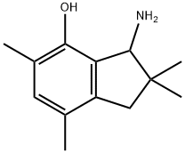 3-AMINO-2,2,5,7-TETRAMETHYL-2,3-DIHYDRO-1H-INDEN-4-OL Structure
