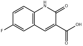 6-氟-2-羟基喹啉-3-羧酸,938378-09-7,结构式