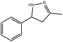 1H-Pyrazole, 4,5-dihydro-3-methyl-5-phenyl- 化学構造式