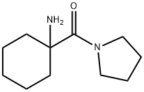 (1-aminocyclohexyl)(pyrrolidin-1-yl)methanone 结构式