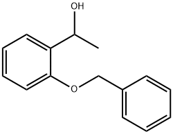 1-[2-(BENZYLOXY)PHENYL]ETHAN-1-OL Struktur