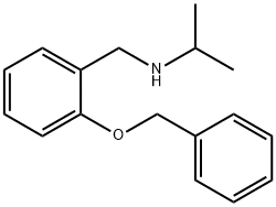 {[2-(benzyloxy)phenyl]methyl}(propan-2-yl)amine Struktur