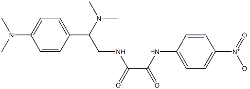 N-[2-(dimethylamino)-2-[4-(dimethylamino)phenyl]ethyl]-N'-(4-nitrophenyl)oxamide Structure