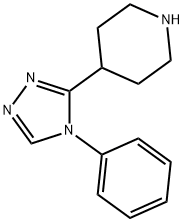 4-(4-Phenyl-4H-1,2,4-triazol-3-yl)piperidine Struktur
