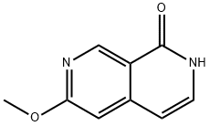 6-methoxy-2,7-Naphthyridin-1(2H)-one Struktur