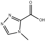 4-Methyl-4H-1,2,4-triazole-3-carboxylic acid Struktur