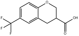 6-(TRIFLUOROMETHYL)CHROMAN-3-CARBOXYLIC ACID Struktur