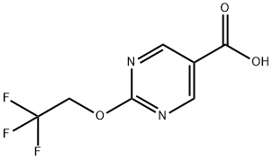 2-(2,2,2-三氟乙氧基)-5-甲酸嘧啶 结构式