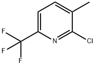 2-Chloro-3-methyl-6-(trifluoromethyl)-pyridine Struktur