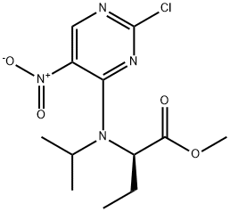 (R)-Methyl 2-((2-chloro-5-nitropyrimidin-4-yl)(isopropyl)amino)butanoate