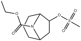 乙基 6-((甲磺酰)氧代)-8-氮杂二环[3.2.1]辛烷-8-甲酸基酯, 946434-19-1, 结构式