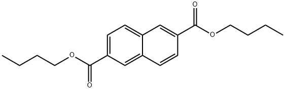 萘-2,6-二羧酸二丁酯 结构式