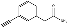 2-(3-Ethynylphenyl)acetamide 结构式
