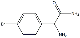 2-氨基-2-(4-溴苯基)乙酰胺, 950651-22-6, 结构式