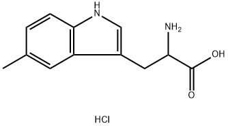 DL-5-甲基色氨酸盐酸盐 结构式