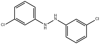 1,2-双(3-氯苯基)肼 结构式