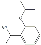 1-[2-(Propan-2-yloxy)phenyl]ethan-1-amine 结构式