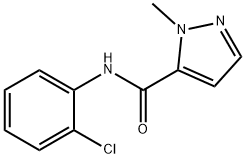 N-(2-chlorophenyl)-2-methylpyrazole-3-carboxamide Struktur