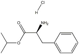 L-PHENYLALANINE, 1-METHYLETHYL ESTER, HYDROCHLORIDE, 95585-78-7, 结构式